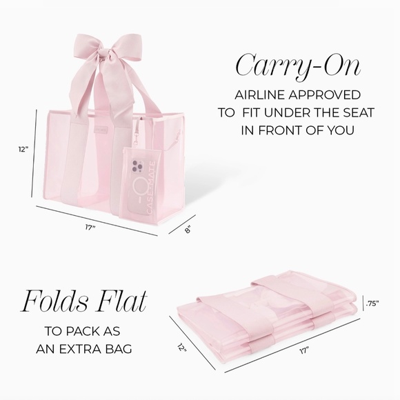 Special Edition Bow Jelly Tote with Phone Pouch - Picture 3 of 7